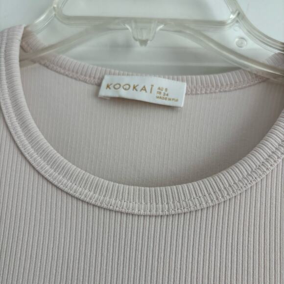 Kookai Dallas Maxi Tank Dress Minimalist Contemporary Neutral Sz 2 - Picture 6 of 8